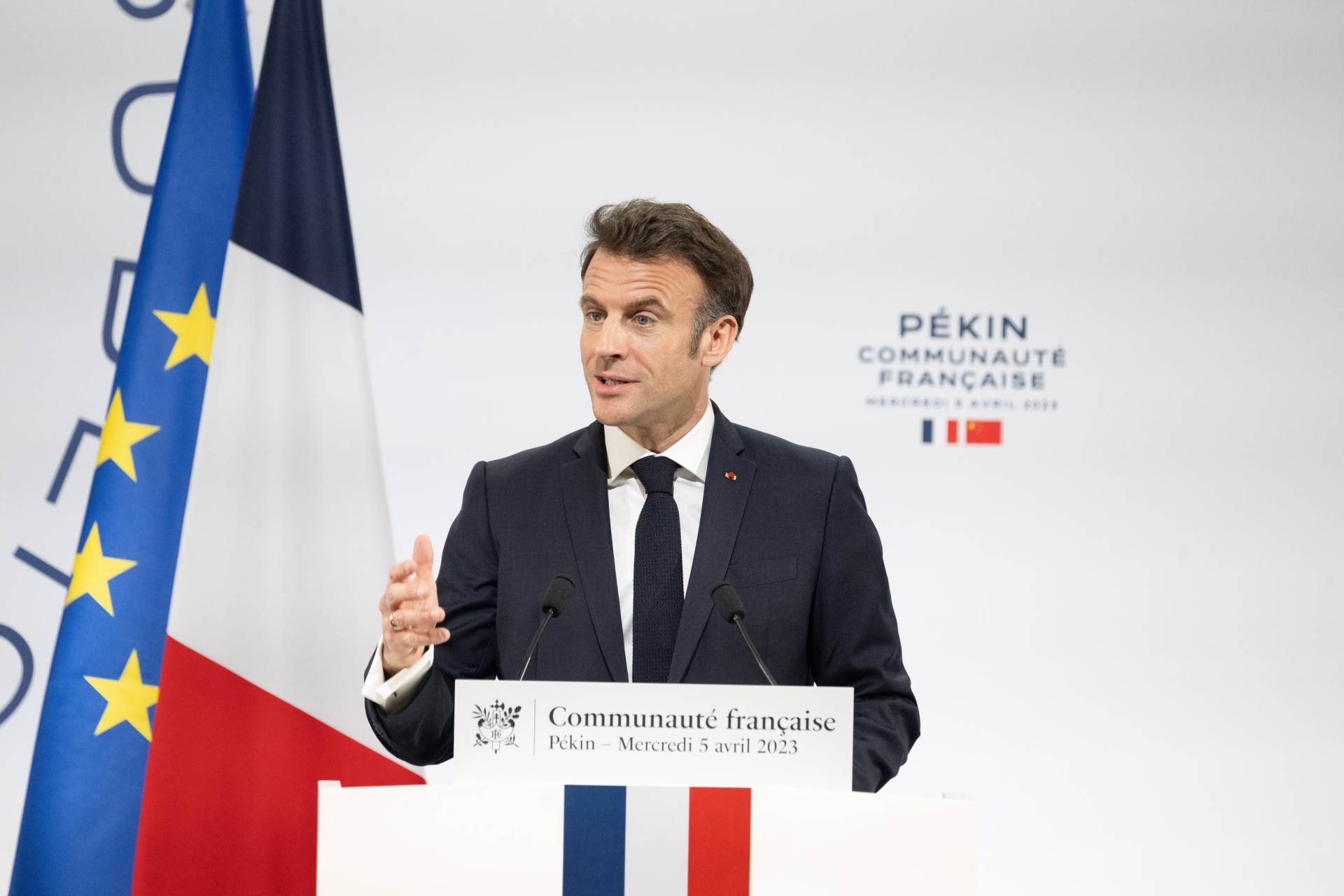 Emmanuel Macron u Pekingu Emmanuel Macron u Pekingu