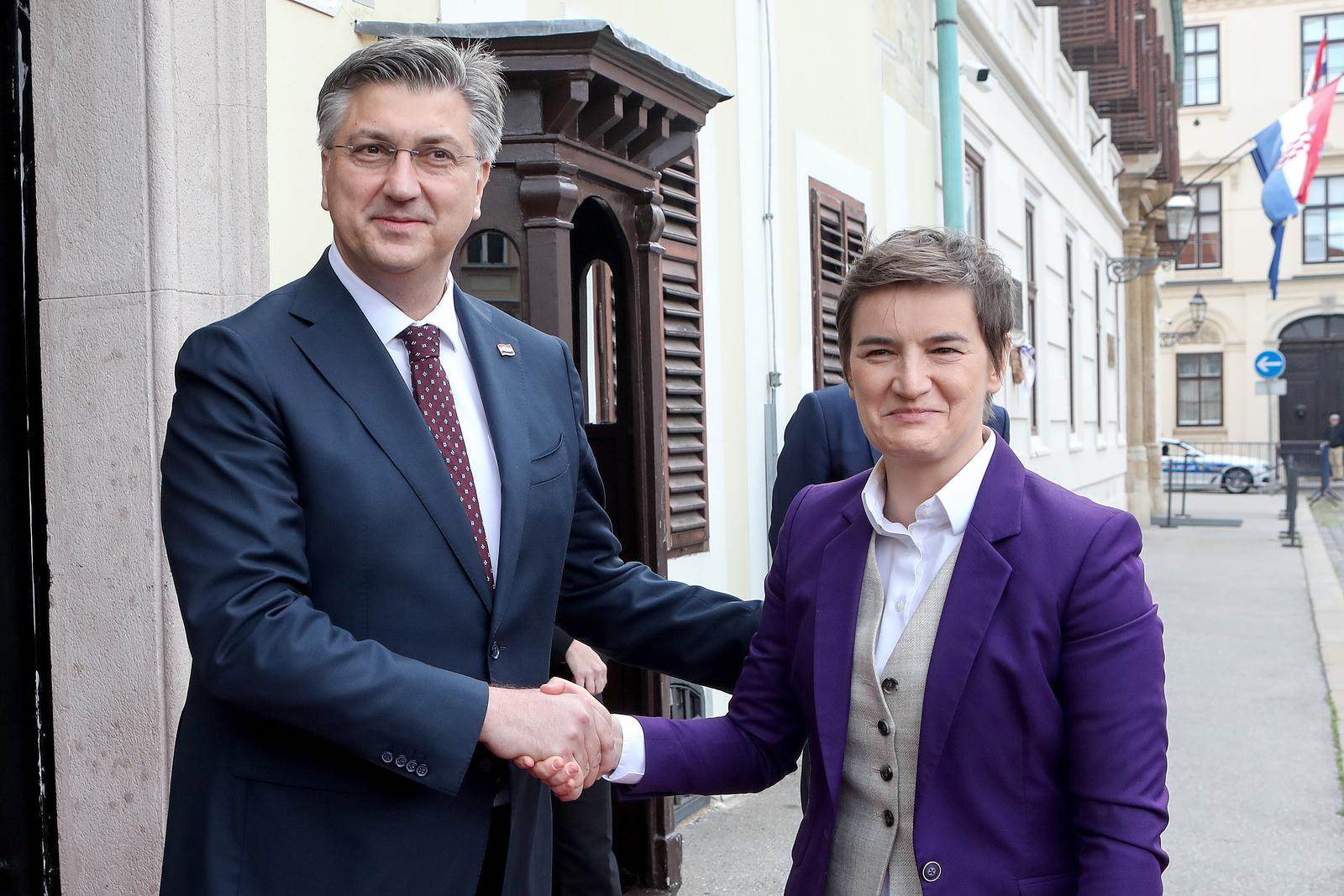 Andrej Plenković i Ana Brnabić Andrej Plenković i Ana Brnabić