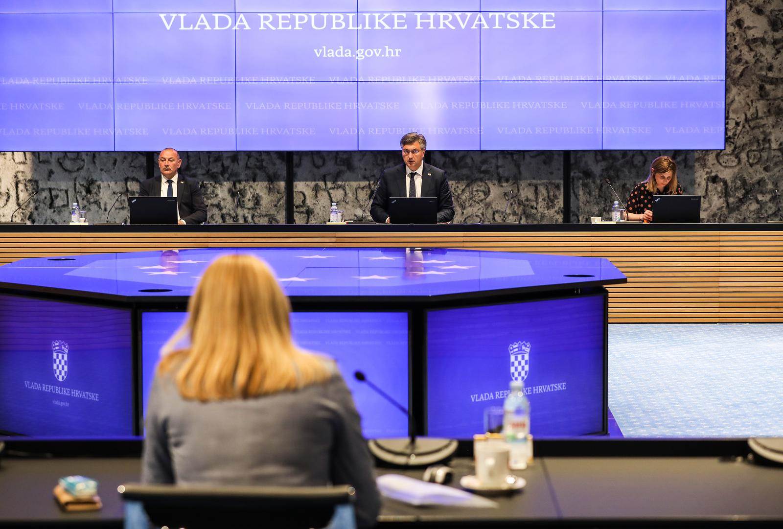 Premijer Andrej Plenković na sjednici Vlade Premijer Andrej Plenković na sjednici Vlade