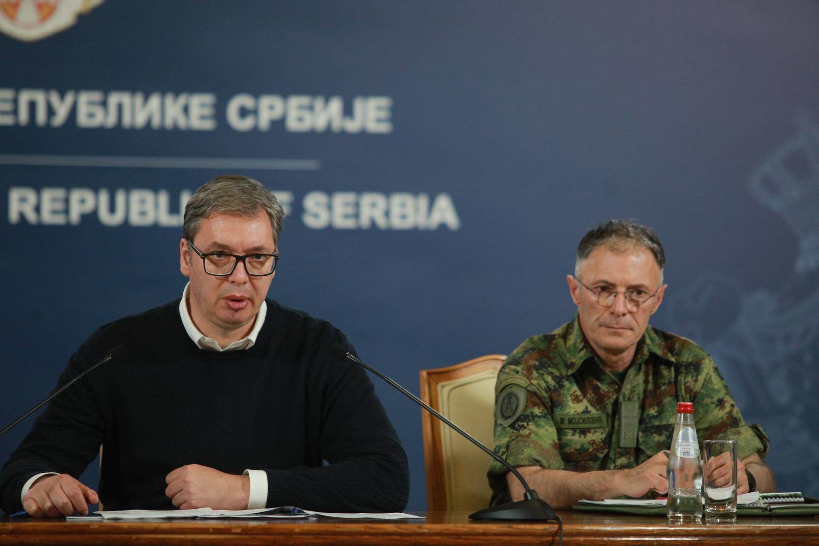 Aleksandar Vučić u obraćanju javnosti Aleksandar Vučić u obraćanju javnosti
