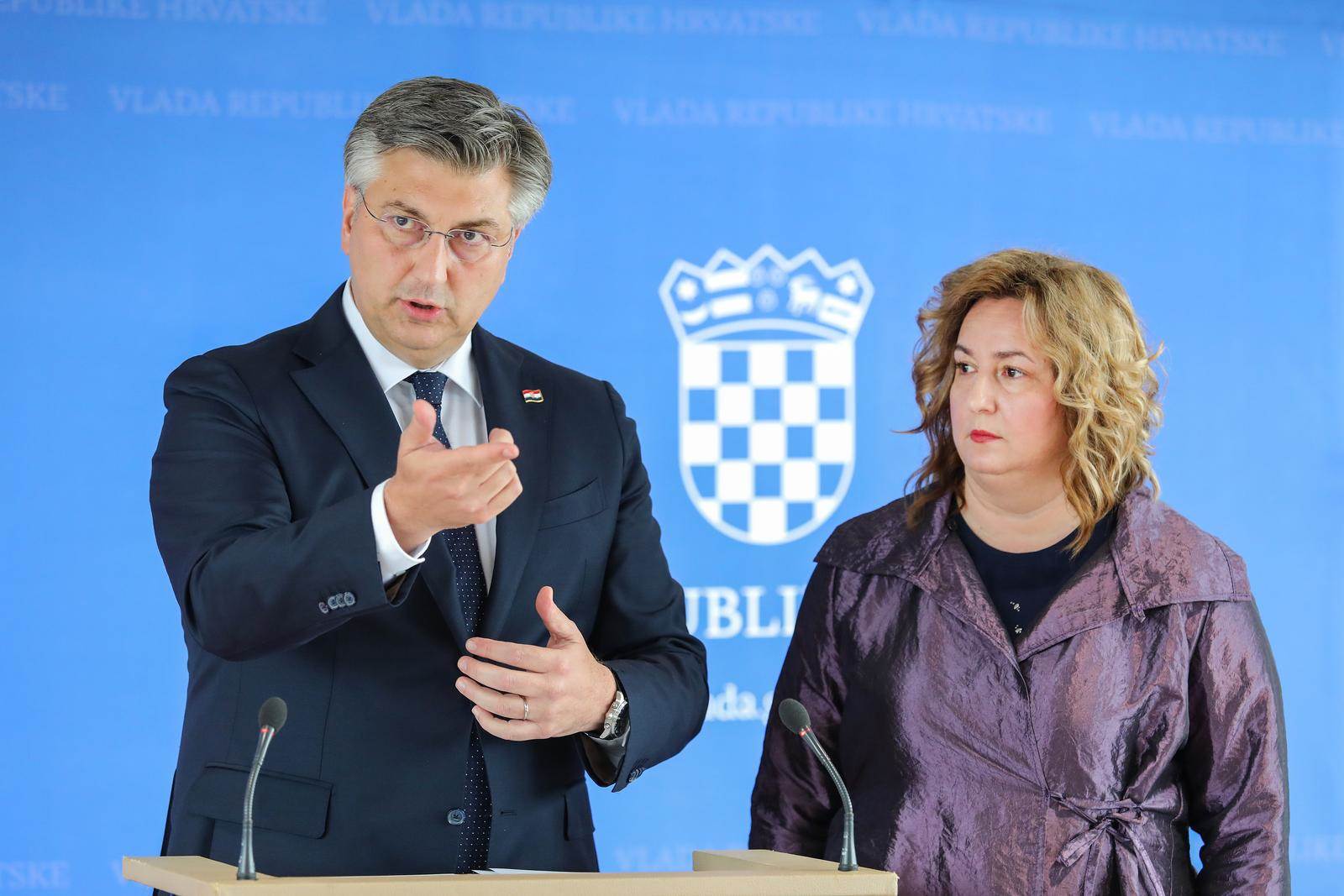 Andrej Plenković i Sanja Šprem Andrej Plenković i Sanja Šprem