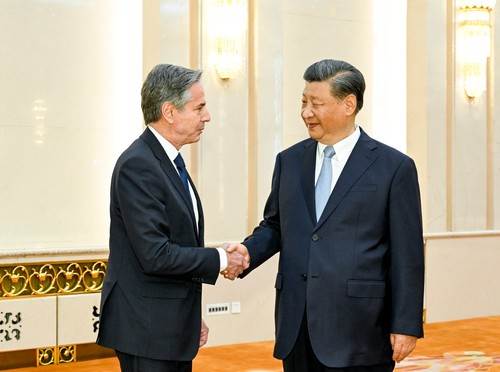Antony Blinken i Xi Jinping Antony Blinken i Xi Jinping