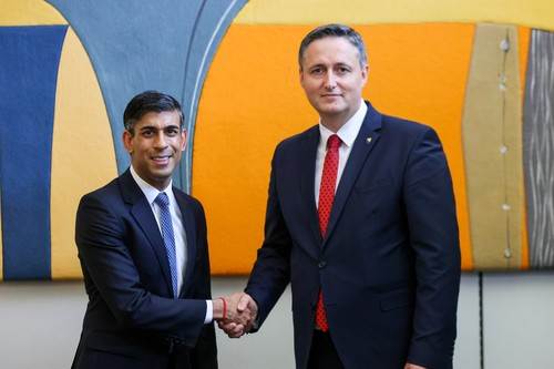 Rishi Sunak i Denis Bećirović   Rishi Sunak i Denis Bećirović