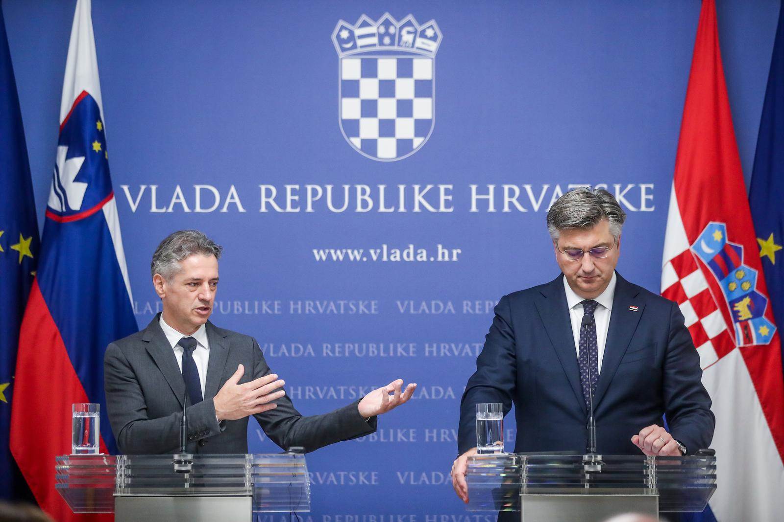 Robert Golob i Andrej Plenković Robert Golob i Andrej Plenković