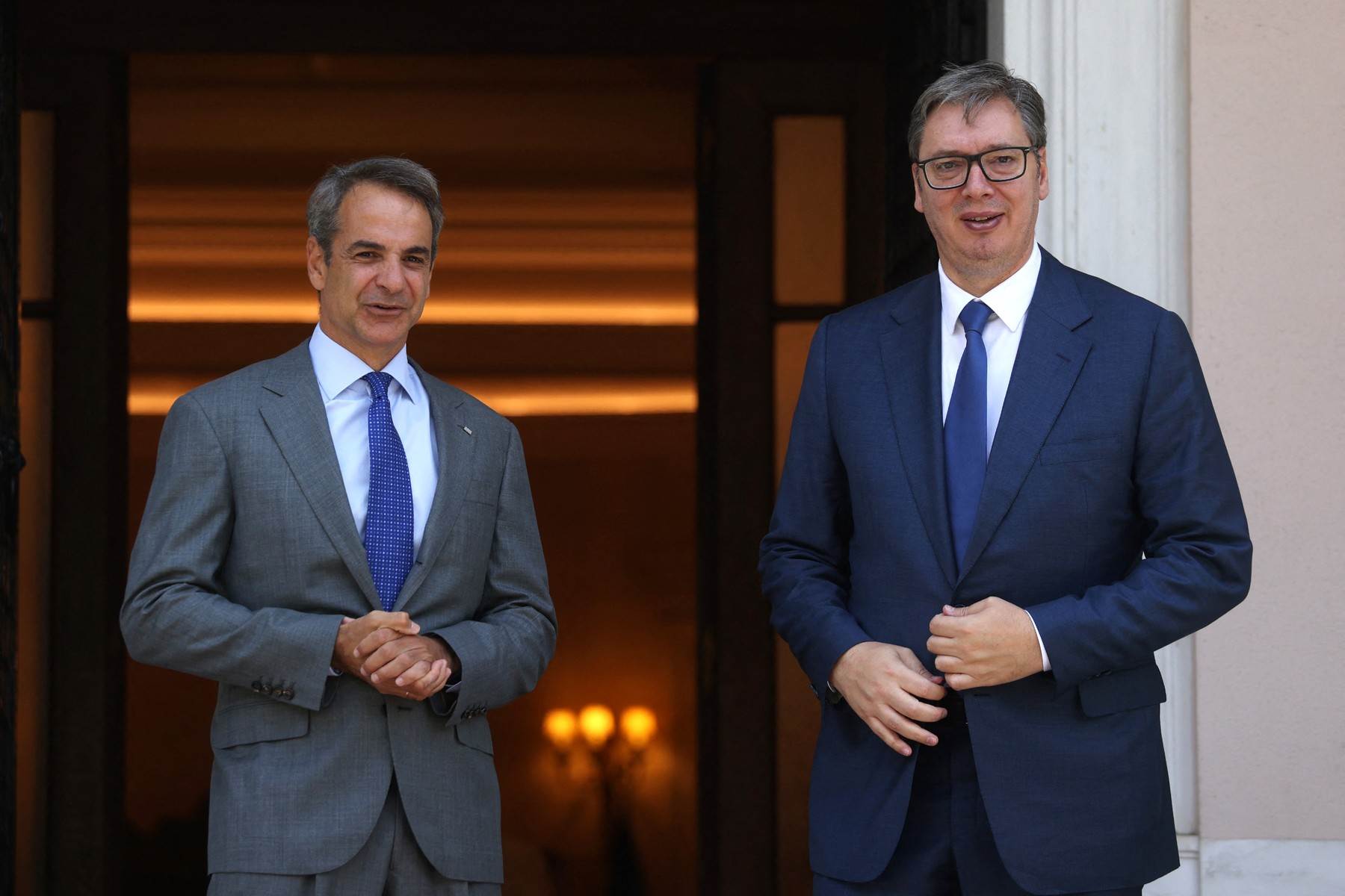 Kyriakos Mitsotakis i Aleksandar Vučić Kyriakos Mitsotakis i Aleksandar Vučić