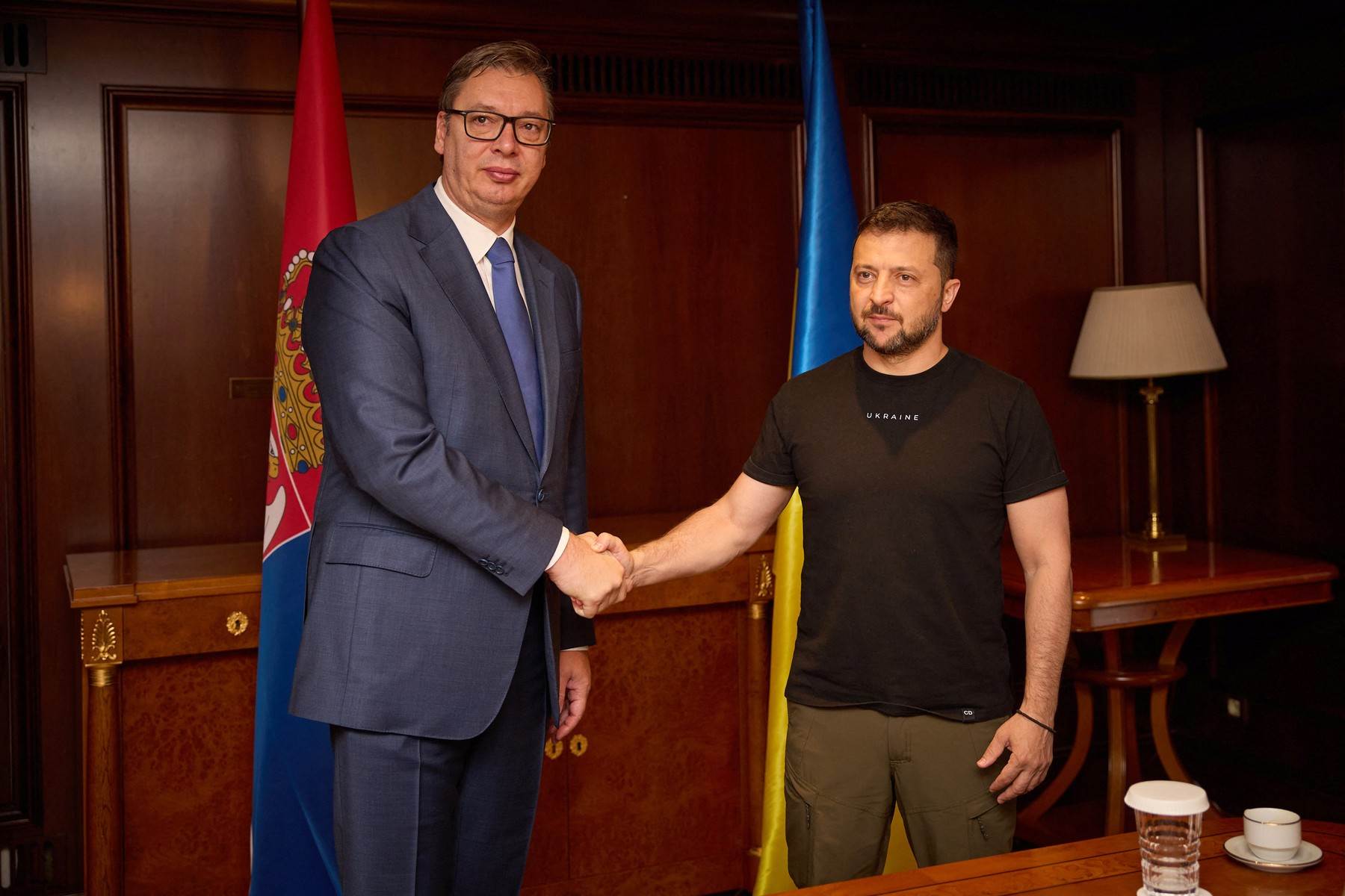 Aleksandar Vučić i Volodimir Zelenski Aleksandar Vučić i Volodimir Zelenski