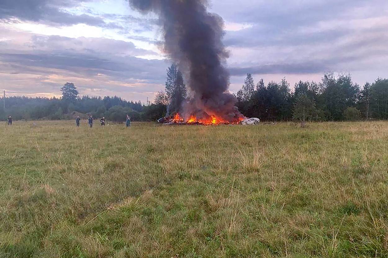 pad zrakoplova u kojem je bio Prigožin pad zrakoplova u kojem je bio Prigožin