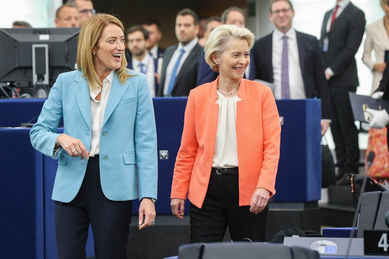 Roberta Metsola i Ursula von der Leyen Roberta Metsola i Ursula von der Leyen