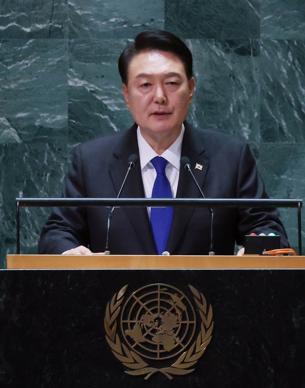  Južnokorejski predsjednik Yoon Suk Yeol u govoru pred Općon skupštinom UN-a 