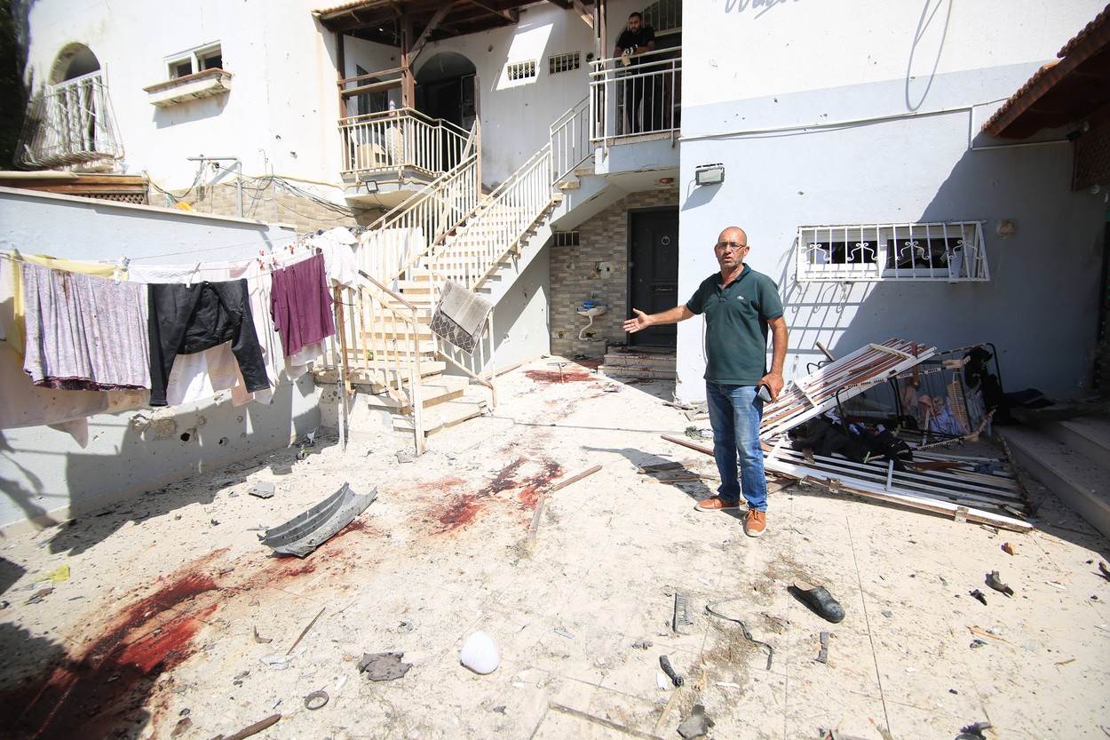  Ruševine u Ramli u Izraelu nakon napada Hamasa 