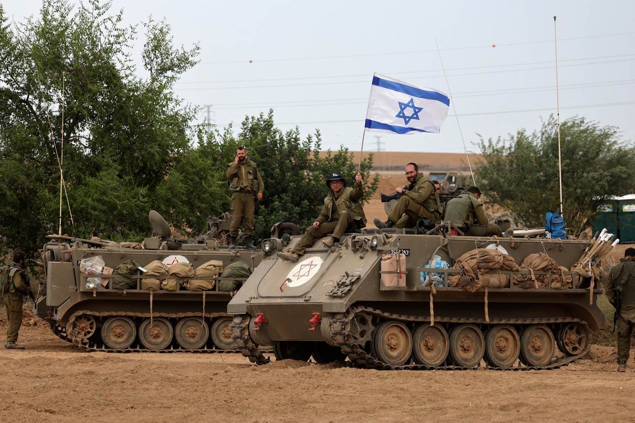  Izraelska vojska blizu granice s Gazom 