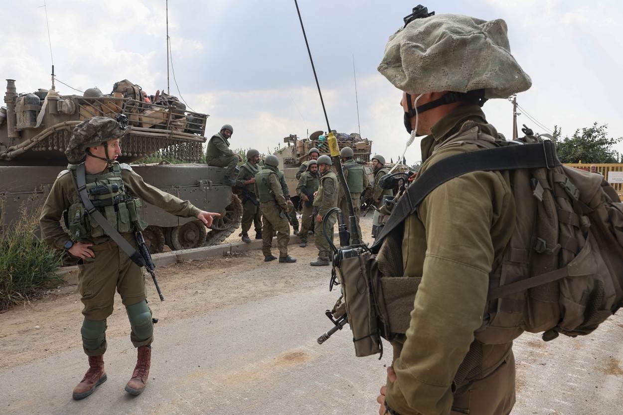  Izraelski vojnici kod Sderota 