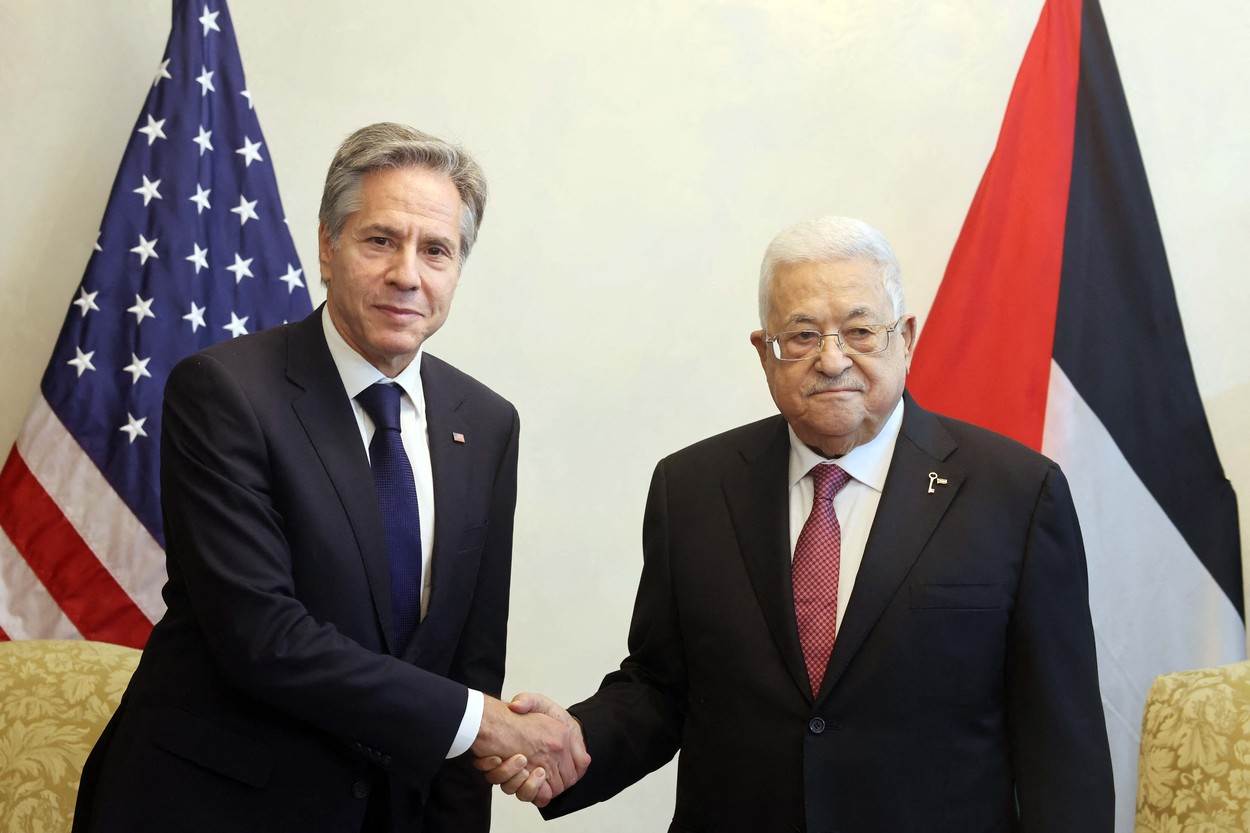 Antony Blinken i Mahmoud Abbas Antony Blinken i Mahmoud Abbas
