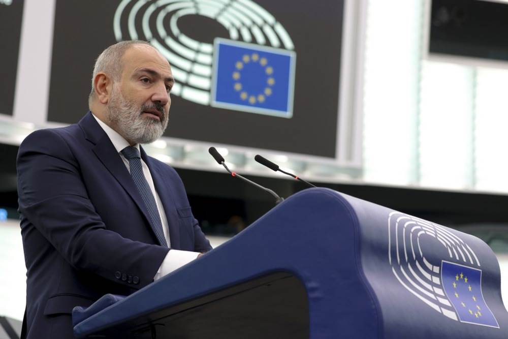 Nikol Pašinjan u Europskom parlamentu Nikol Pašinjan u Europskom parlamentu