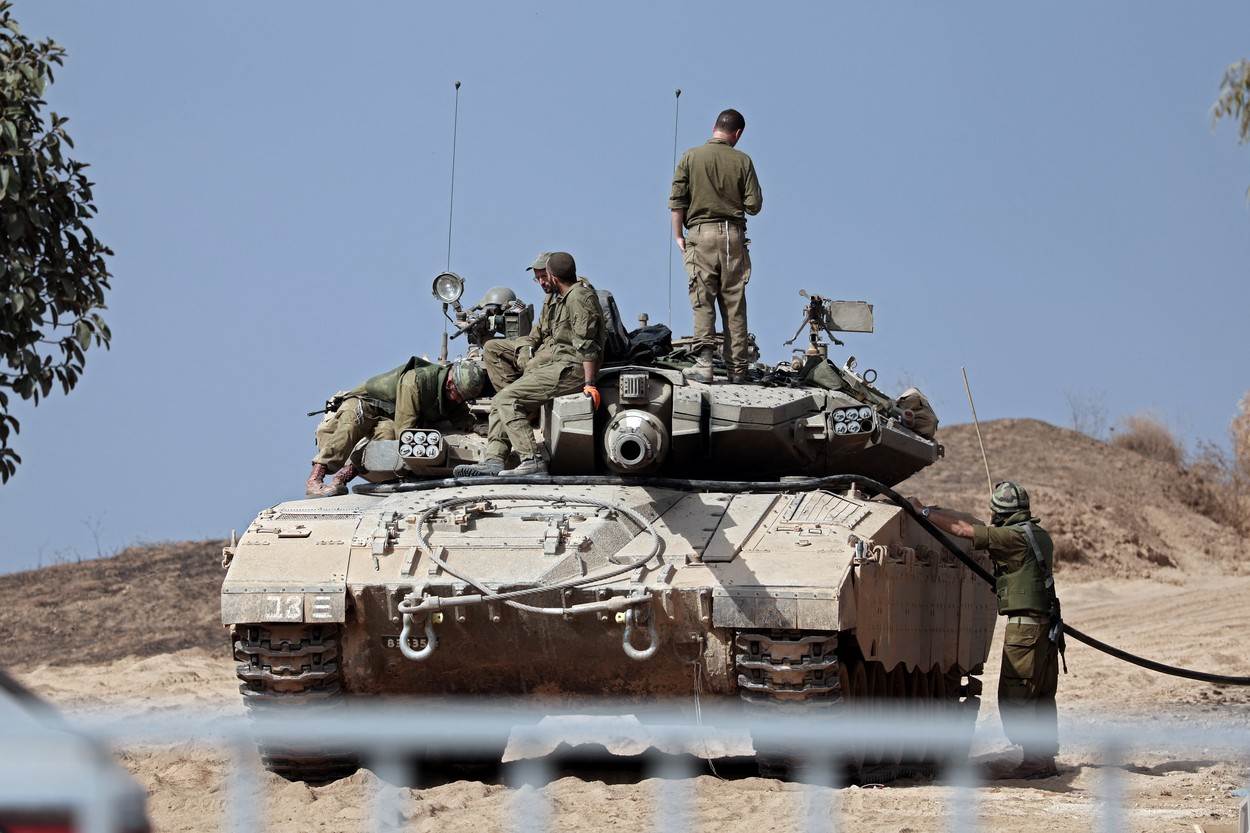  Izraelski vojnici u blizini Pojasa Gaze 