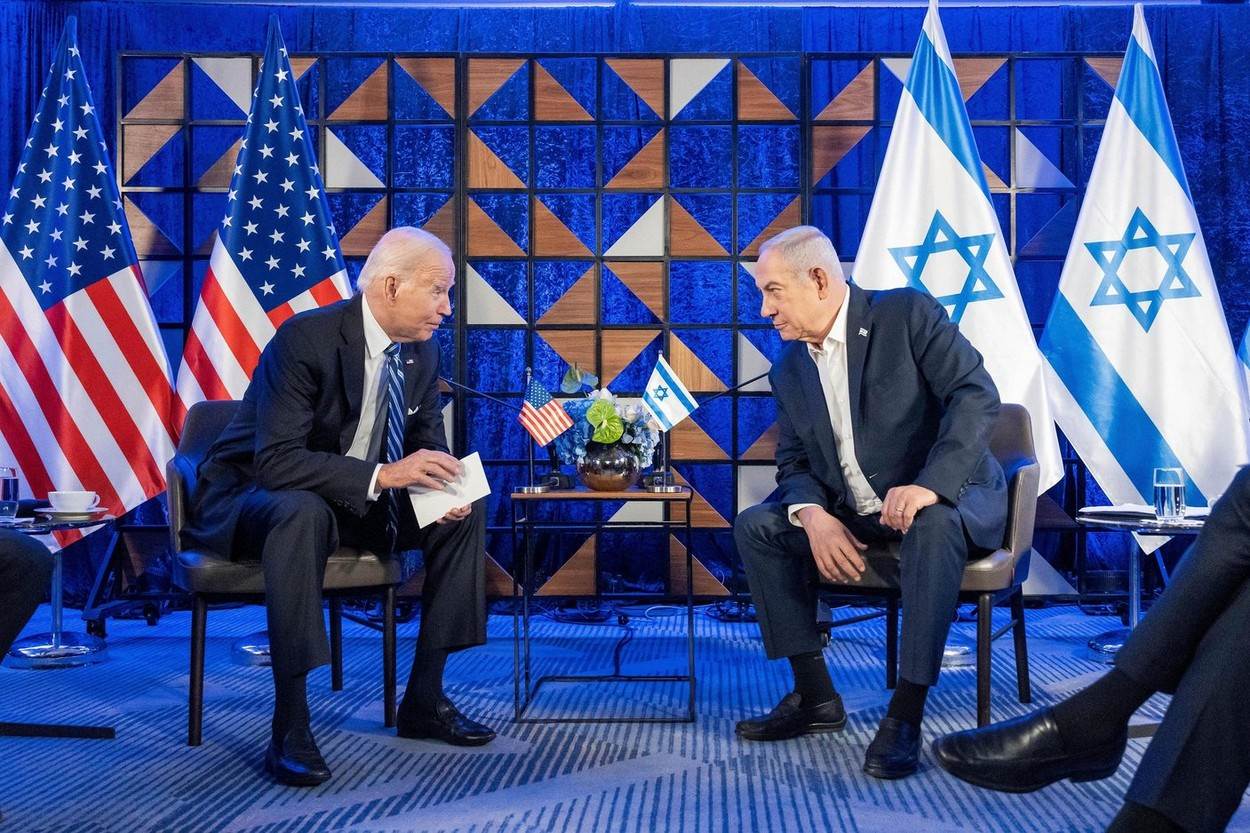  Joe Biden i Benjamin Netanyahu 