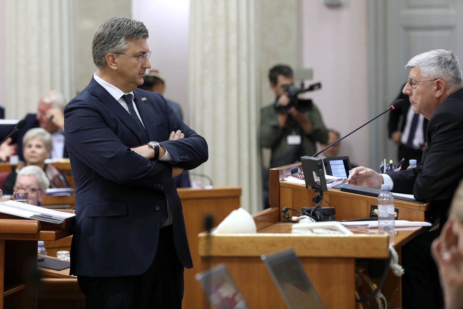 Premijer Andrej Plenković u Saboru Premijer Andrej Plenković u Saboru