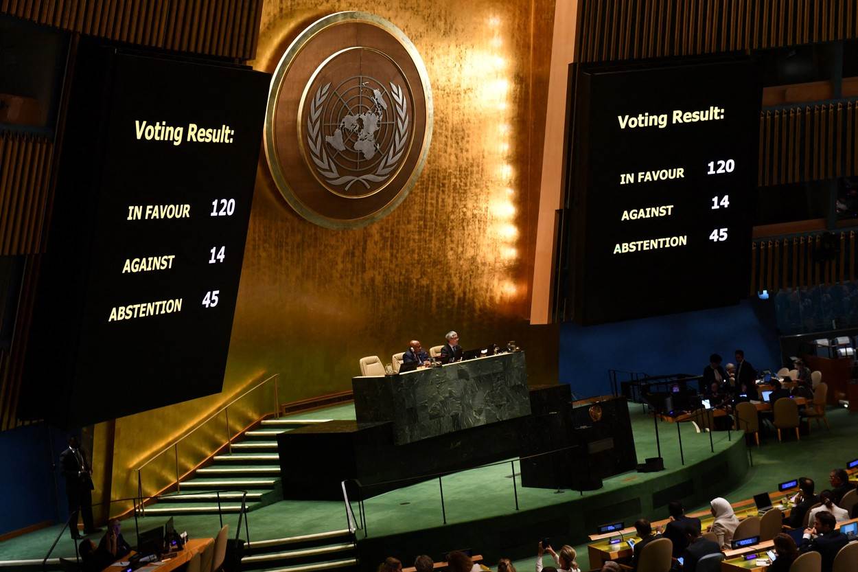  Glasanje u Općoj skupštini UN-a o rezoluciji o Gazi 
