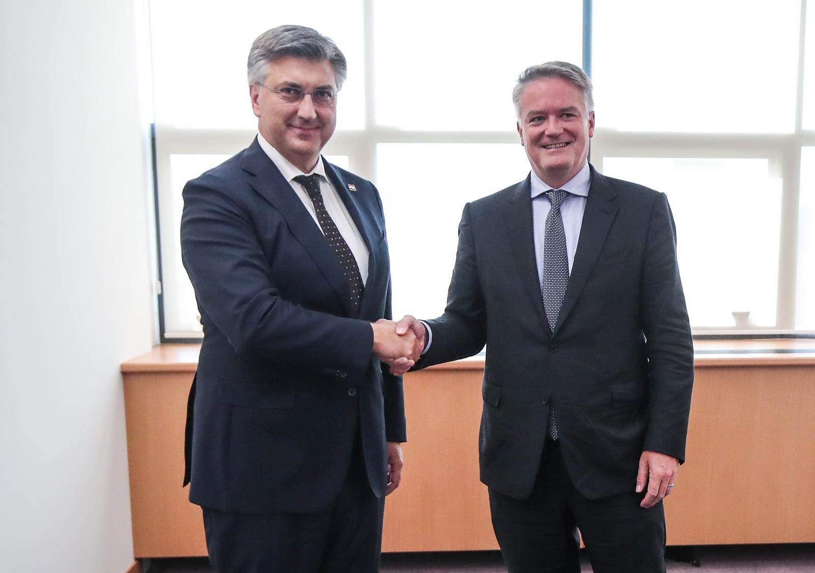 Andrej Plenković i Mathias Cormann   Andrej Plenković i Mathias Cormann