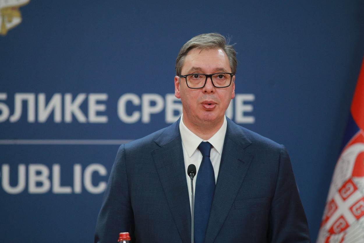 Srbijanski predsjednik Aleksandar Vučić   Srbijanski predsjednik Aleksandar Vučić