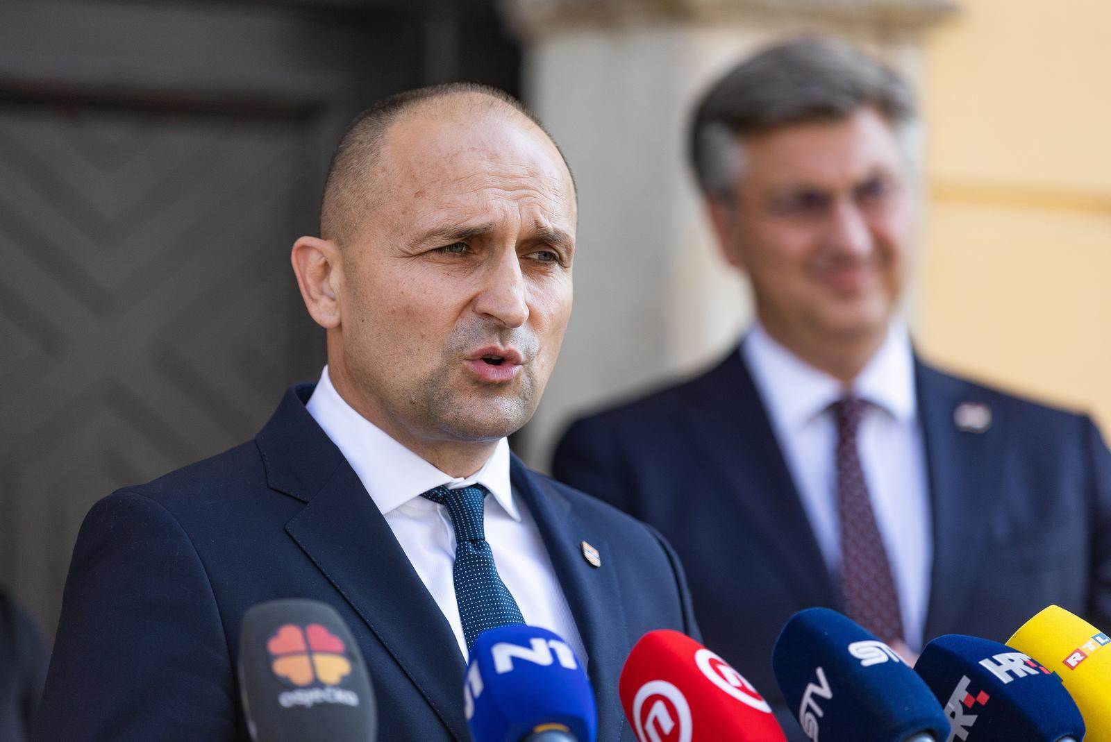 Ivan Anušić i Andrej Plenković Ivan Anušić i Andrej Plenković