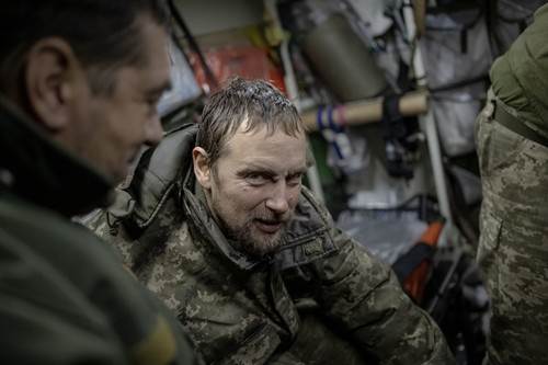 Ukrajinski vojnici na ratištu Ukrajinski vojnici na ratištu