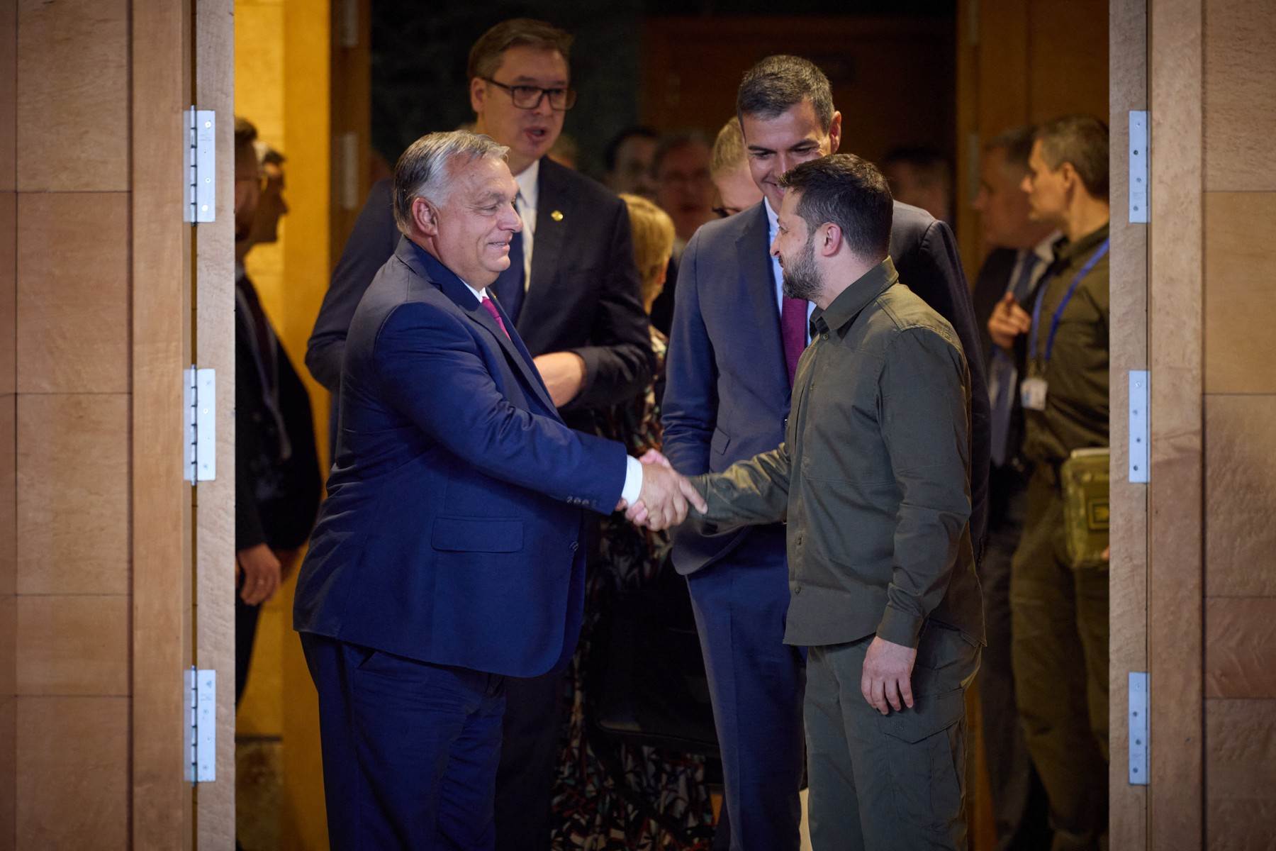 Viktor Orban i Volodimir Zelenski Viktor Orban i Volodimir Zelenski