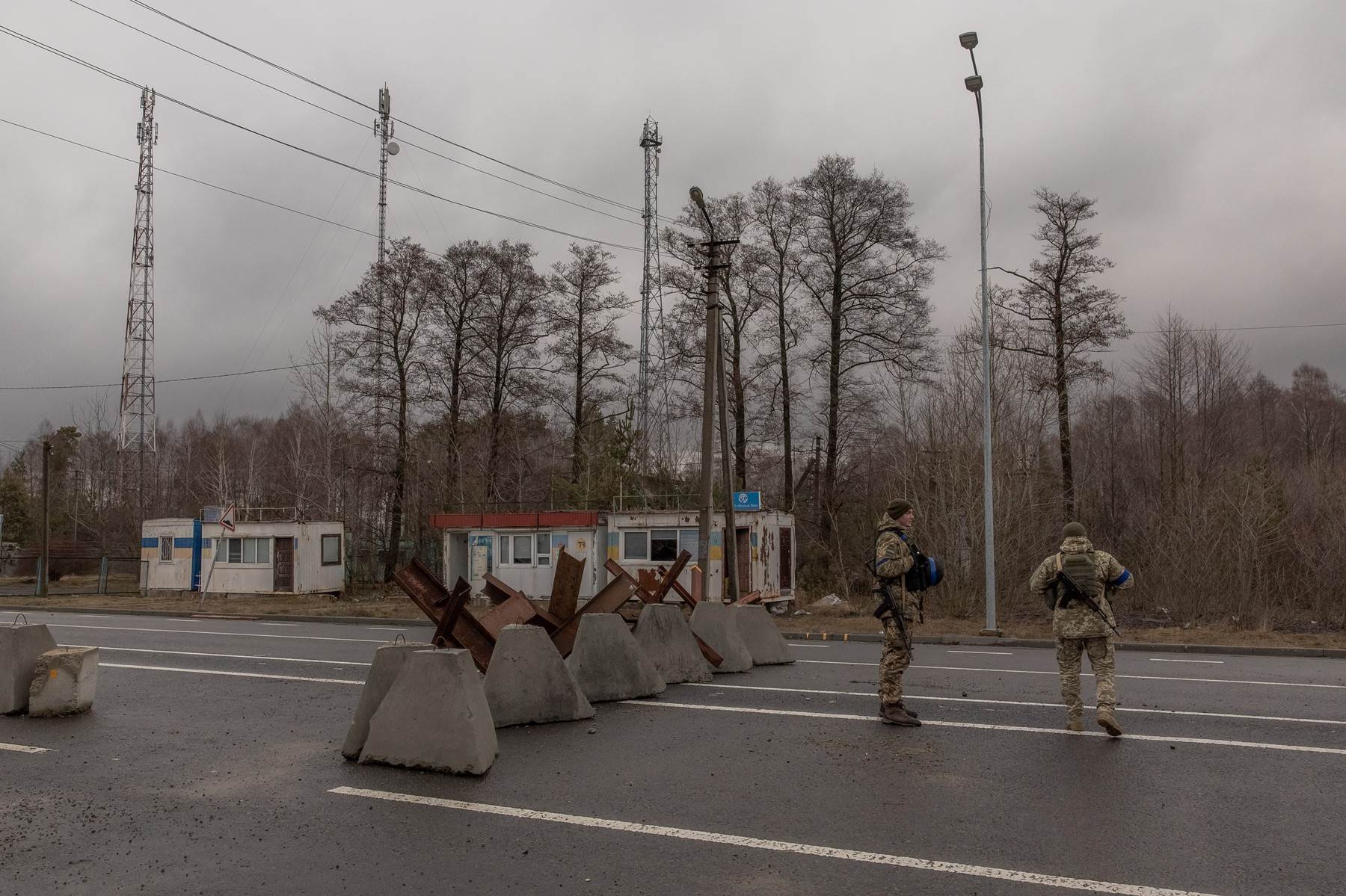  Ukrajinski vojnici na granici s Bjelorusijom 