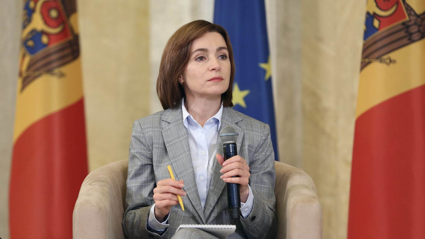 Moldavska predsjednica Maia Sandu Moldavska predsjednica Maia Sandu