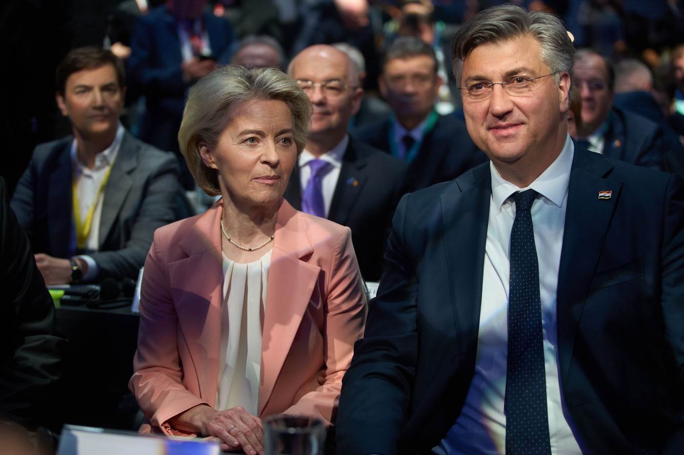 Ursula von der Leyen i Andrej Plenković Ursula von der Leyen i Andrej Plenković