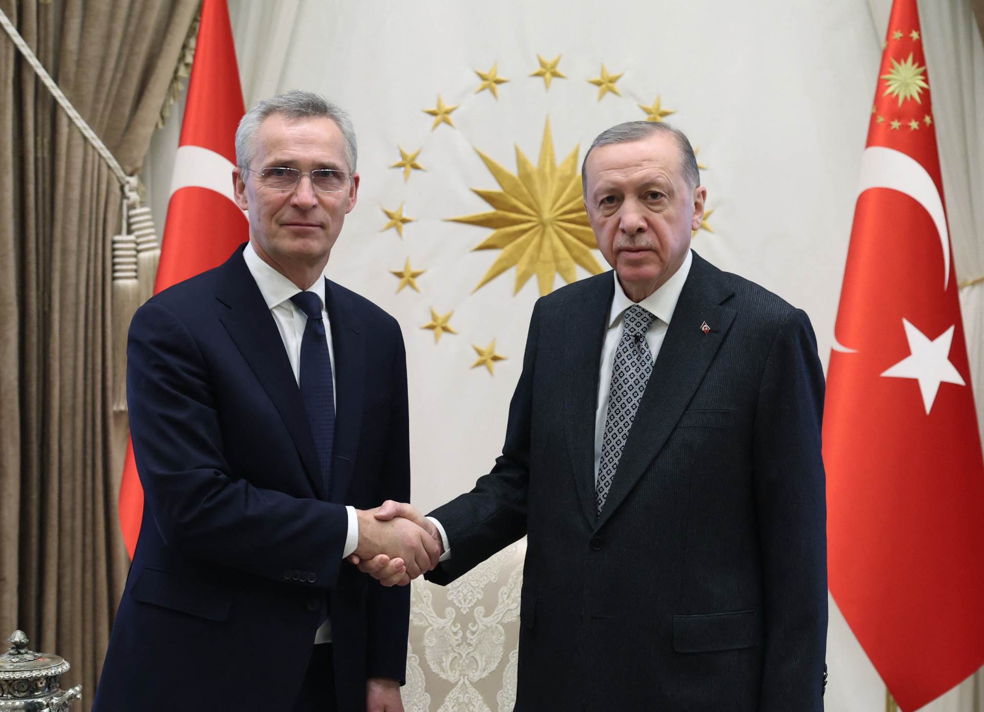Jens Stoltenberg i Recep Tayyip Erdogan Jens Stoltenberg i Recep Tayyip Erdogan