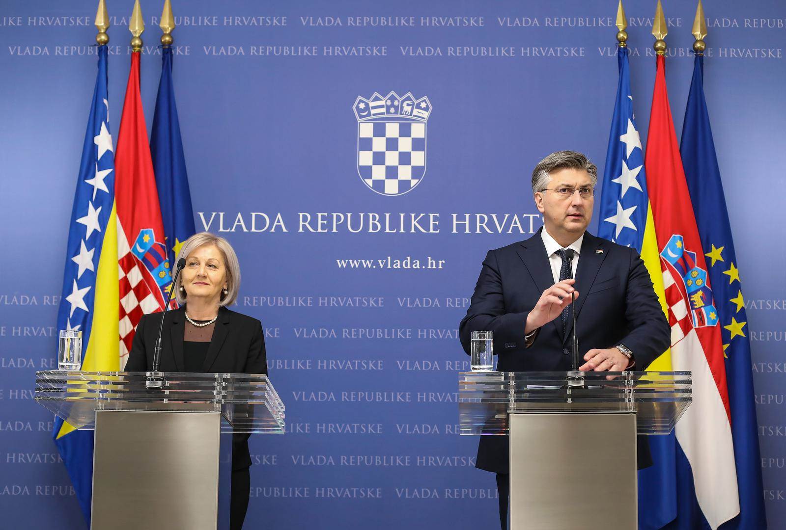 Borjana Krišto i Andrej Plenković   Borjana Krišto i Andrej Plenković