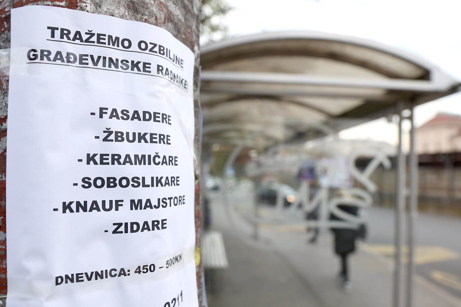 potražnja za radnicima potražnja za radnicima