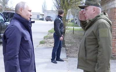 Putin u okupiranim dijelovima Hersonske oblasti Putin u okupiranim dijelovima Hersonske oblasti