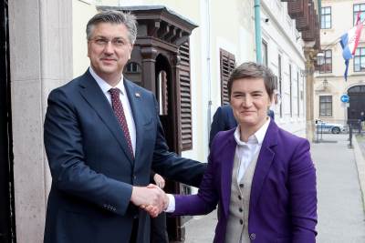 Andrej Plenković i Ana Brnabić 