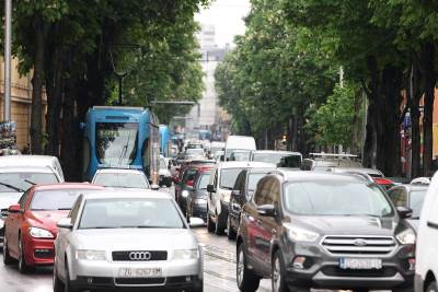 prometni kolaps u Zagrebu 