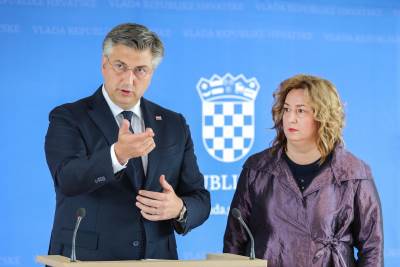 Andrej Plenković i Sanja Šprem Andrej Plenković i Sanja Šprem