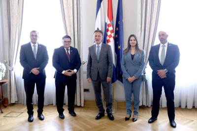 Gordan Jandroković s predstavnicima Knesseta u Saboru Gordan Jandroković s predstavnicima Knesseta u Saboru