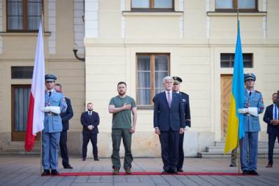Volodimir Zelenski i Petr Pavel Volodimir Zelenski i Petr Pavel