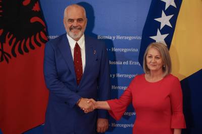 Edi Rama i Borjana Krišto Edi Rama i Borjana Krišto