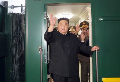 Sjevernokorejski vođa Kim Jong Un kreće na susret s ruskim predsjednikom Vladimirom Putinom  Sjevernokorejski vođa Kim Jong Un kreće na susret s ruskim predsjednikom Vladimirom Putinom