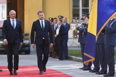 Ministri obrane BiH i Hrvatske, Zukan Helez i Mario Banožić Ministri obrane BiH i Hrvatske, Zukan Helez i Mario Banožić