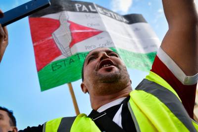 Propalestinski prosvjed u Ceuti u Španjolskoj Propalestinski prosvjed u Ceuti u Španjolskoj