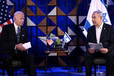 Joe Biden i Benjamin Netanyahu Joe Biden i Benjamin Netanyahu