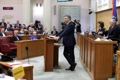 Premijer Andrej Plenković u Saboru  Premijer Andrej Plenković u Saboru