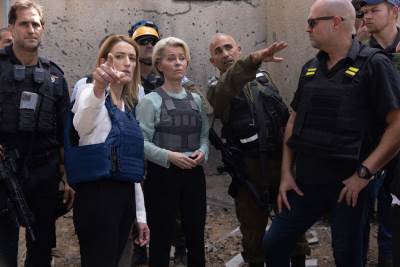 Roberta Metsola i Ursula von der Leyen u Izraelu Roberta Metsola i Ursula von der Leyen u Izraelu