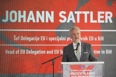 Johann Sattler, šef Delegacije EU u BiH 