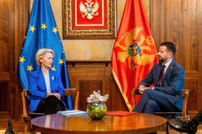 Ursula von der Leyen i Jakov Milatović Ursula von der Leyen i Jakov Milatović