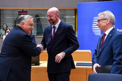 Viktor Orban i Charles Michel Viktor Orban i Charles Michel