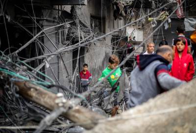 Ruševine u Gazi nakon izraelskog bombardiranja 